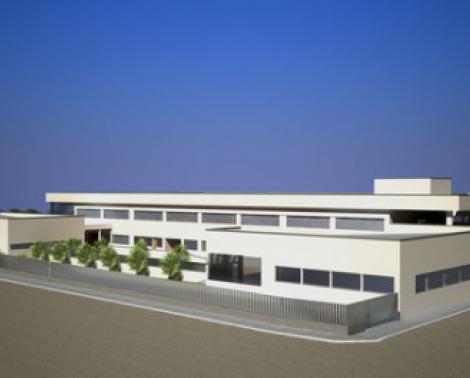 Recreación virtual del nuevo CEIP de Umbrete (Sevilla)