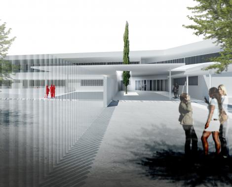 Recreación virtual del nuevo colegio de Turruñuelos, en Córdoba