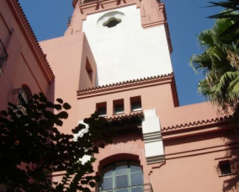 Los trabajos de reforma en el Pabellón de Chile, sede de la Escuela de Arte de Sevilla, es obra del arquitecto Guido Cimadomo