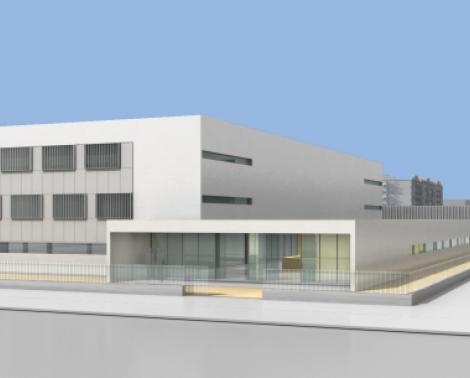 Imagen virtual del futuro IES nuevo de Sevilla Este.