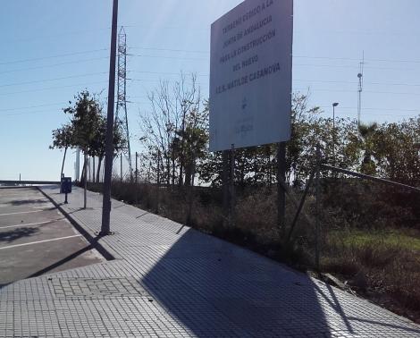 Solar para la construcción del nuevo IES Matilde Casanova, La Algaba (Sevilla)
