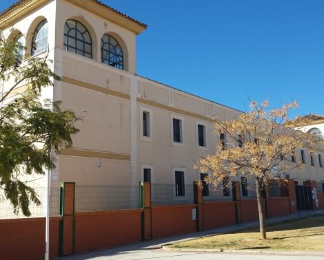 Fachada del IES Alminar de Bollullos de la Mitación (Sevilla)