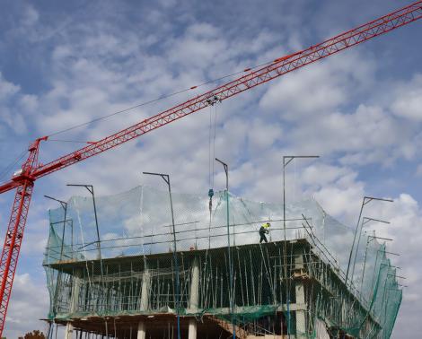 Avanzan las obras del nuevo IES de Dos Hermanas (Sevilla)