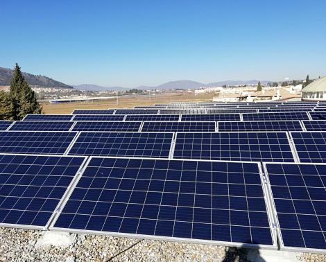 Instalación fotovoltaica en IES Aricel de Albolote