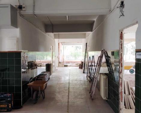 Obras en el IES Salvador Serrano de Alcaudete (Jaén)