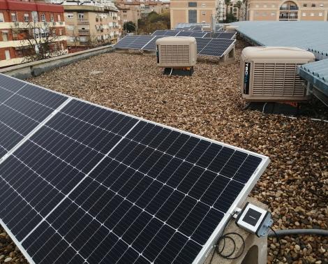 Instalación de paneles solares y refrigeración adiabática en el IES Gran Capitán de Córdoba