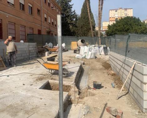 Obras de eliminación de barreras en el CEIP Manuel Altolaguirre de Málaga