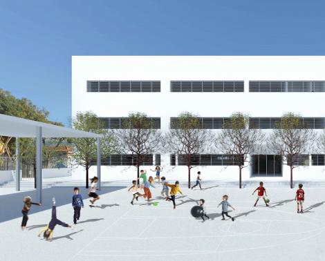 Infografía del futuro CEIP Pablo Ruiz Picasso de Fuengirola