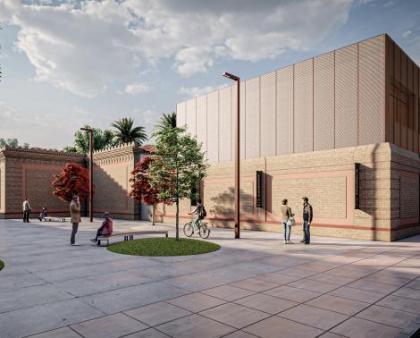 Imagen del proyecto de ampliación de la EASD León Ortega de Huelva