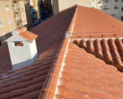 Nuevas cubiertas del IES San Juan Bosco de Jaén