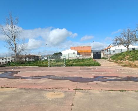 Zona donde se ejecutará la ampliación del IES Alto Guadiato