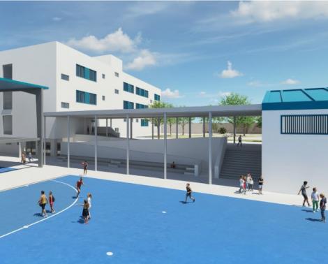 Imagen del proyecto de ampliación del CEIP Entrenúcleos de Dos Hermanas (Sevilla)