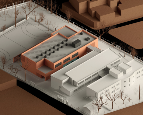 Imagen del proyecto de ampliación del CEIP Nueva Andalucía de Adra (Almería)