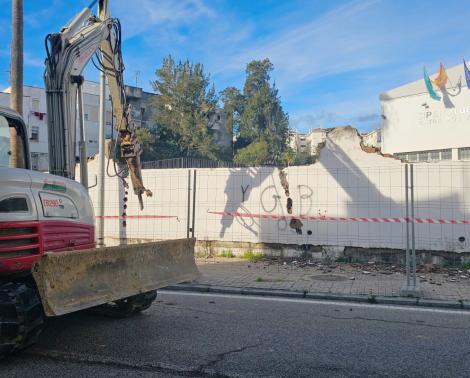 Obras de reparación en el SIPEP Entre dos Aguas de Algeciras (Cádiz)