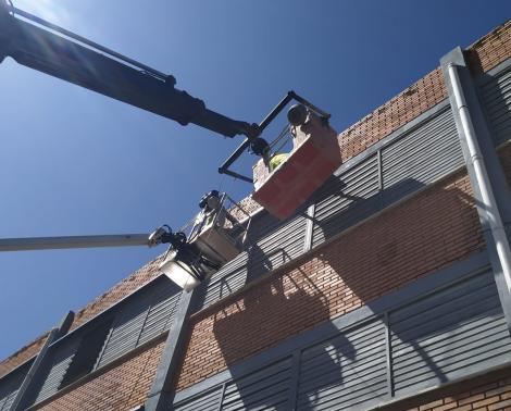 Obras en el IES Mar de Alborán de Estepona (Málaga)