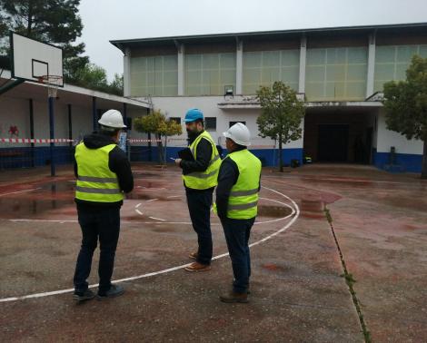 Obras en el IES Ruradia de Rus (Jaén)