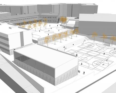Imagen del proyecto de ampliación del IES Blas Infante