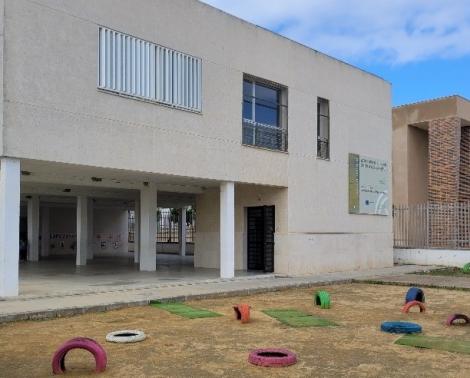 Zona de ampliación en el CEIP Antonio Machado de Espera (Cádiz)
