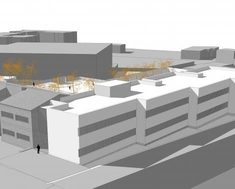 Imagen del proyecto de ampliación del IES Blas Infante de Ogíjares (Granada)