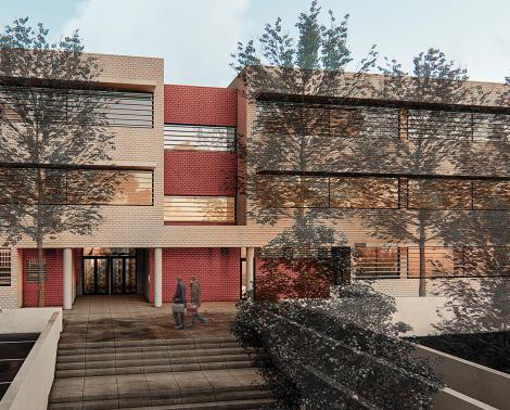 Imagen del proyecto del nuevo IES de La Cala del Moral (Málaga)