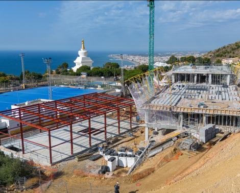 Obras de construcción de un nuevo IES en Benalmádena (Málaga)